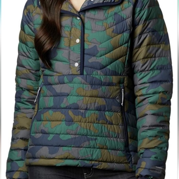 Columbia Camo Puffer Jacket Brand New Small - Picture 1 of 5